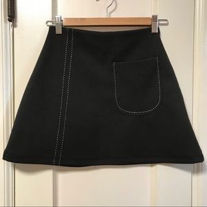 NWOT Zara Black Skirt -Small